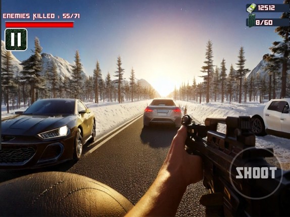 Car Shooting & Racing Game screenshot