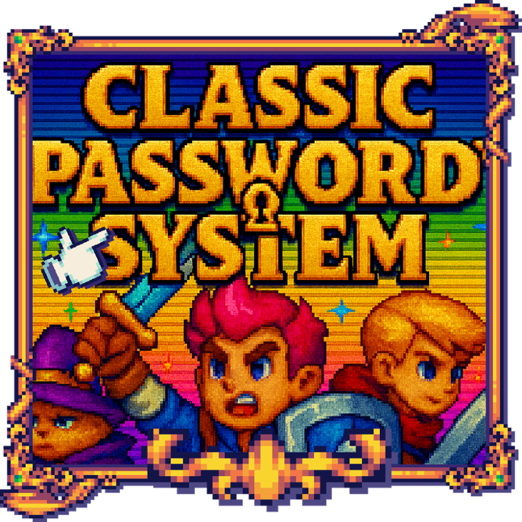 Games like Classic Password Screen System for GDevelop