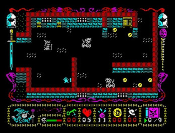 Demon Pages (Zx Spectrum 128K) screenshot