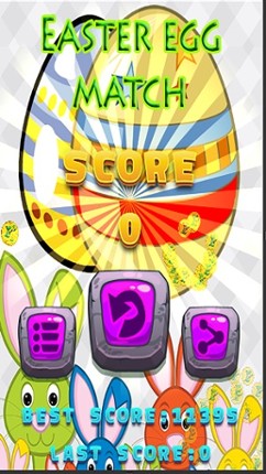 Easter egg matchy game screenshot