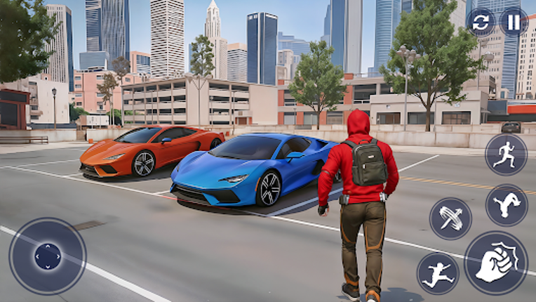 Flying Spider Hero City Action Image