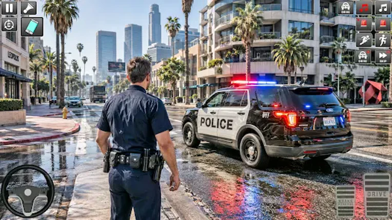 police Simulator: police car screenshot