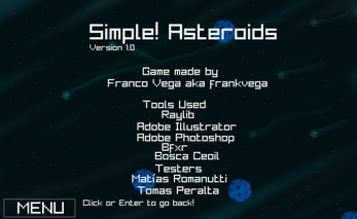 Simple! Asteroids Image