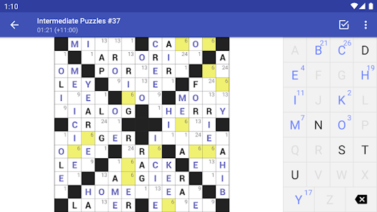 Codeword Puzzles (Crosswords) screenshot