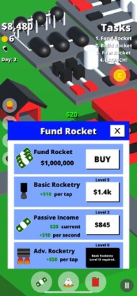 Idle Space Company Tycoon screenshot