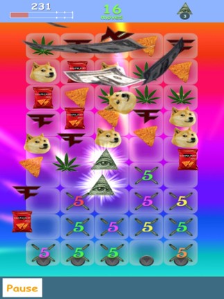 Meme Crush - MLG Kush edition screenshot
