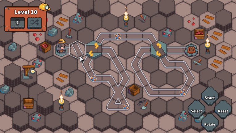 Mole Cart Mining Image