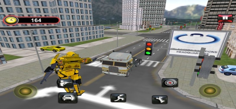 Robot Fighting in Open World Image