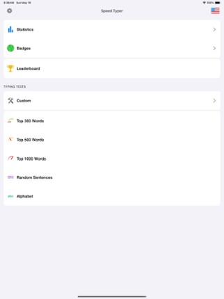 Speed Typer: WPM Typing Tests screenshot