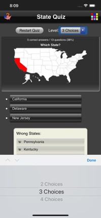 State Quiz screenshot