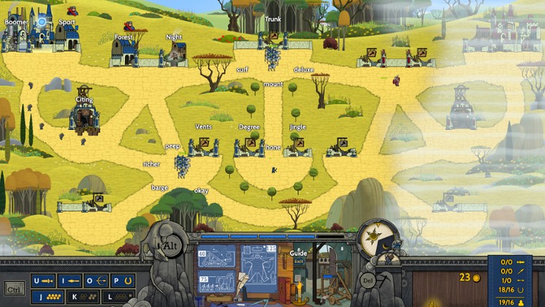 Touch Type Tale - Strategic Typing screenshot