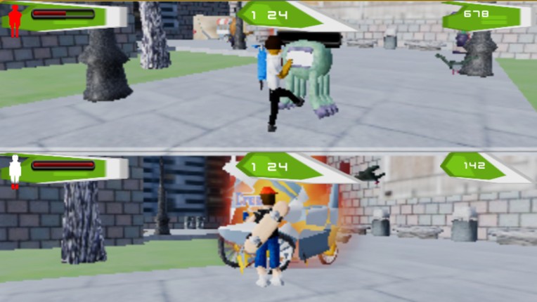 Alien street battle screenshot