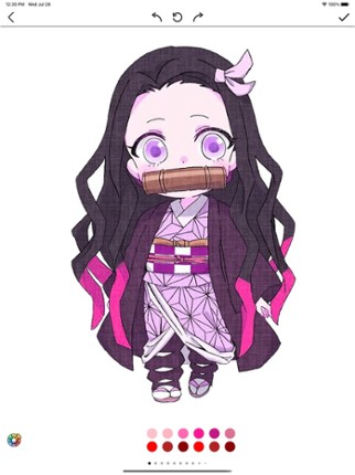 Anime & Manga Coloring Book screenshot