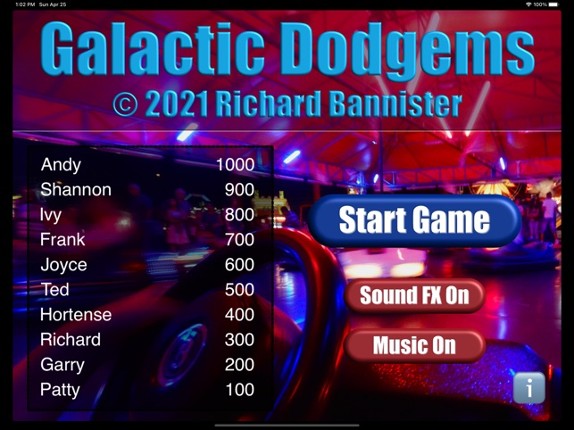 Galactic Dodgems screenshot