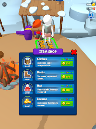 Freezing Man Image