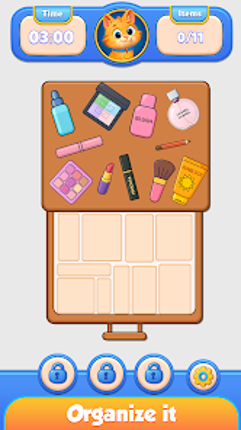 Cupboard Organizer Game screenshot