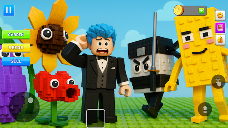 Plants vs Memerots Attack 3D Image