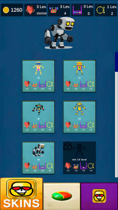Bot and balls. Brick breaker screenshot