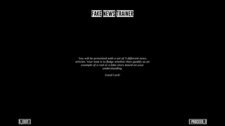 Fake News Trainer screenshot