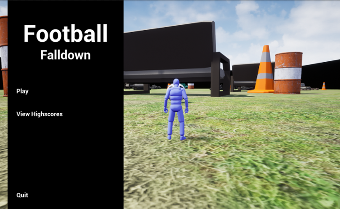 Football Falldown Game Cover