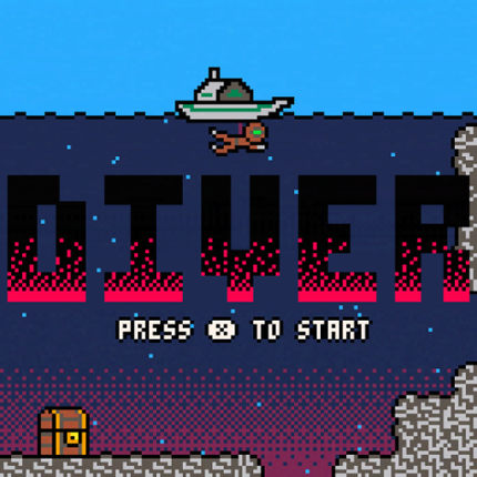 DIVER [PICO-8 Adventure Game] Game Cover