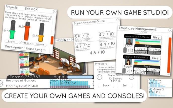 Game Studio Tycoon 2: Next Gen Developer screenshot