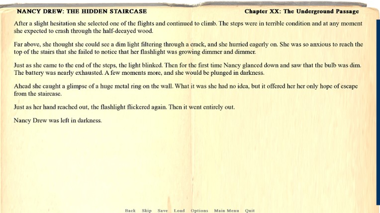 Nancy Drew: The Hidden Staircase screenshot
