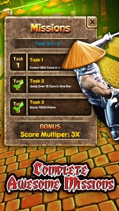 Ninja Warrior Combat 3D - A Fun Run Jump &amp; Race Game screenshot
