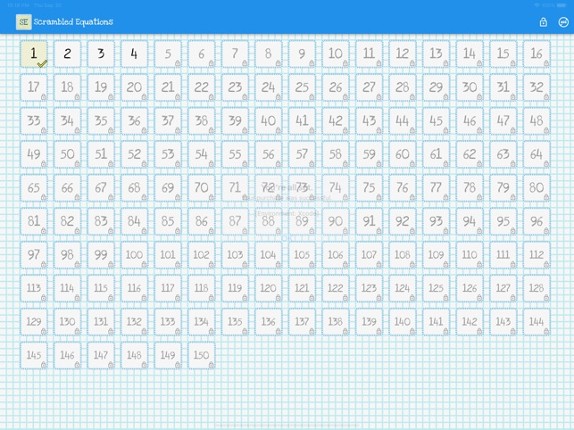 Scrambled Equations screenshot