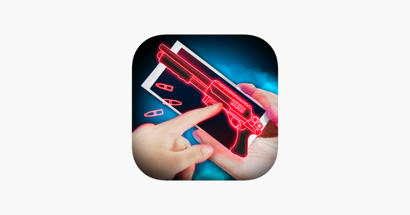 Simulator Neon Shotgun Prank Game Cover