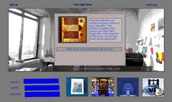 Small Press Tycoon screenshot