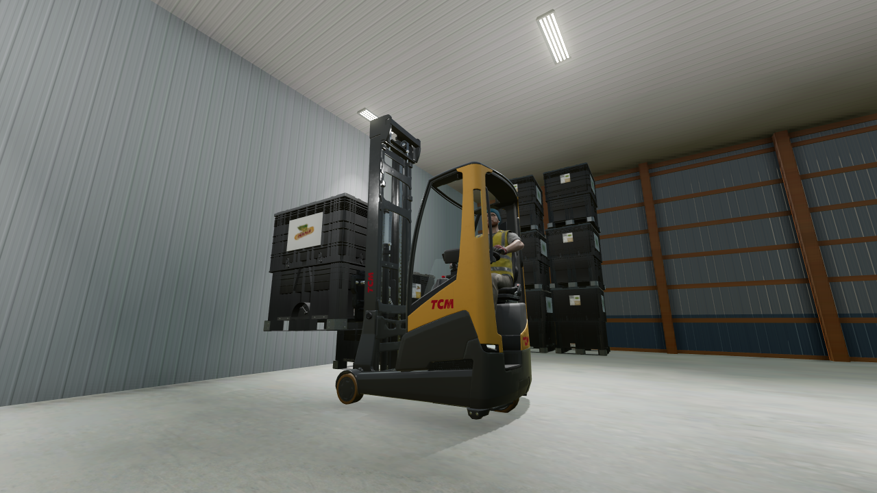Games like TCM RTL 140 Narrow Aisle Forklift