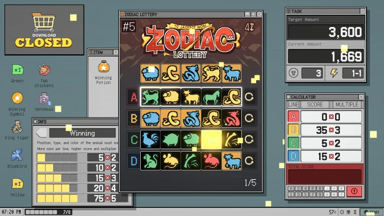 ZodiacLottery screenshot