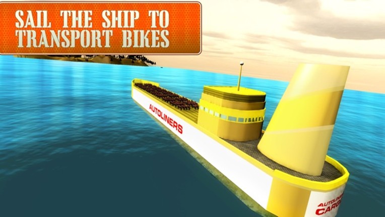 Bike Transporter Ship Simulator &amp; Cargo game screenshot