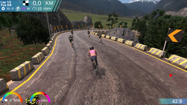 CyclingArcadeRaceSimulator screenshot