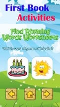 Find Rhyming Words Worksheets Image