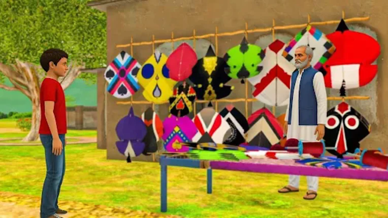 Basant Kite Flying Game Image