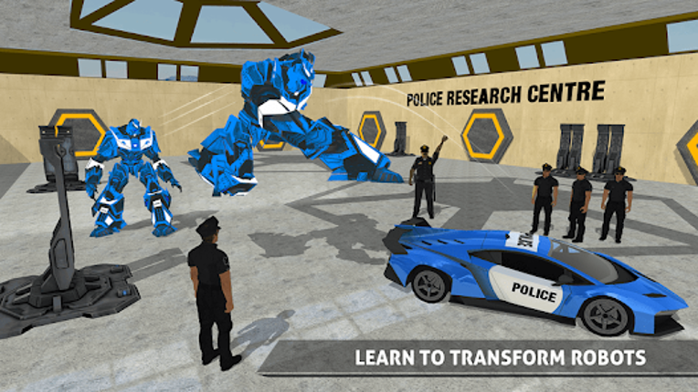 Police Robot Car Transporter screenshot