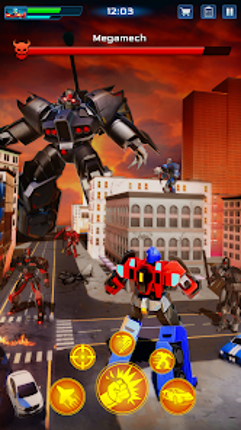 Robot City War: Car Transform screenshot