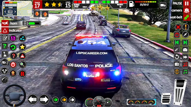 Police Car Chase Game 3D screenshot