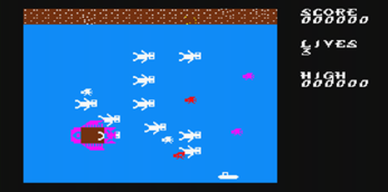 Alien planet underwater research (ZX Spectrum) Image