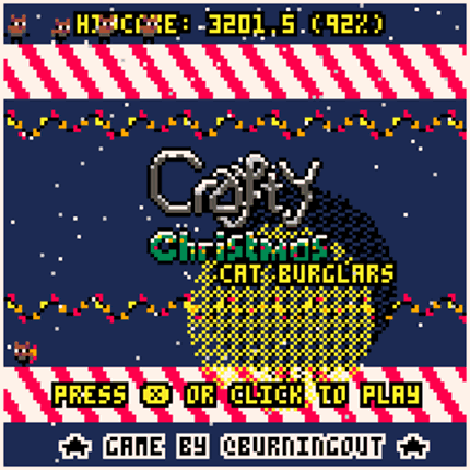 Crafty Christmas Cat Burglars Game Cover