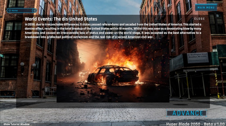 HyperBlade 2050 - Dystopian Sports Manager screenshot