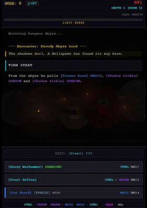 INFINITY BATTLE CARD screenshot