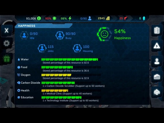 Pantenite Space Colony screenshot