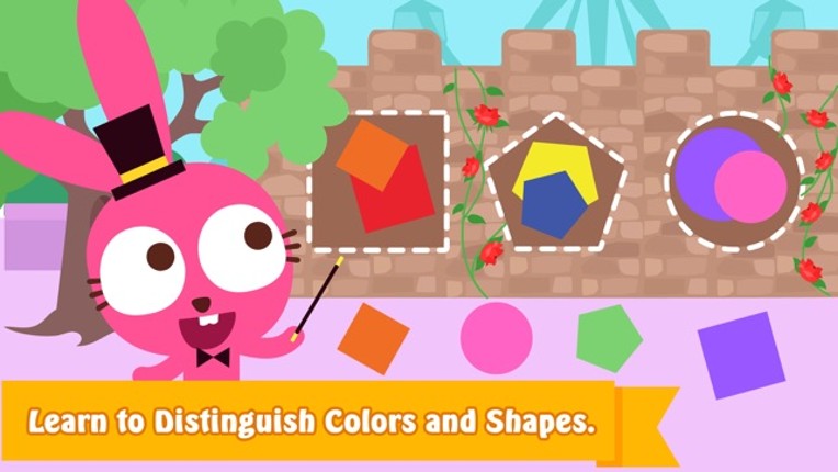 Purple Pink shapes and colors screenshot