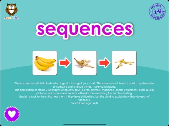 Sequences for Kids Pro screenshot