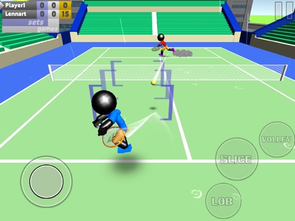 Stickman 3D Tennis screenshot