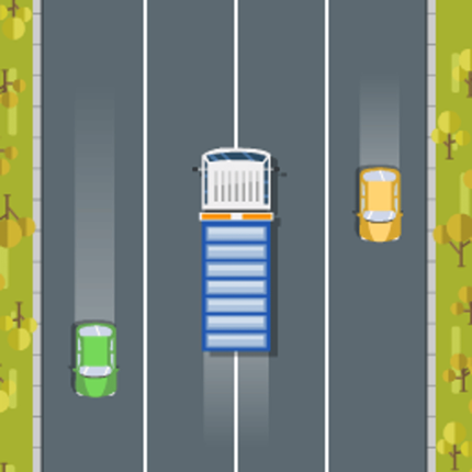 Truck Traffic Image
