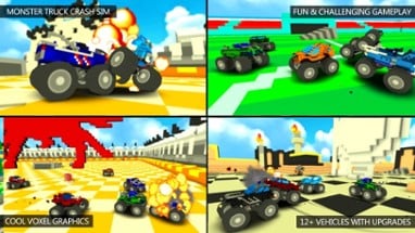 Blocky Monster Truck Smash Image